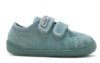 Zapatillas niño Zapy modelo Poniente color verde savia calzado respetuoso barefoot muy comodas y super flexibles lonetas Zapyflex unisex con cierre de doble tira adherente made in Spain - Ítem3