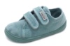 Zapatillas niño Zapy modelo Poniente color verde savia calzado respetuoso barefoot muy comodas y super flexibles lonetas Zapyflex unisex con cierre de doble tira adherente made in Spain - Ítem1