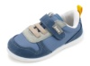 Zapatillas niño Zapy salpa azul jeans de lona y serraje con cierre de velcro y elasticos calzado respetuoso Zapyflex muy comodos fabricados en España - Ítem1
