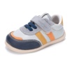 Zapatillas niño barefoot de la marca Zapy gama zapyflex modelo Metz color azul navy celeste naranja y mostaza sneakers Zapy calzado respetuoso muy comodo con cierre de tira adherente y elasticos made in Spain by Zapy natural steps - Ítem2