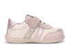 Zapatillas niño barefoot de la marca Zapy gama zapyflex modelo Metz color face y rosa con puntera reforzada sneakers Zapy calzado respetuoso muy comodo con cierre de tira adherente y elasticos made in Spain by Zapy natural steps - Ítem3