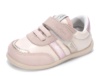 Zapatillas niño barefoot de la marca Zapy gama zapyflex modelo Metz color face y rosa con puntera reforzada sneakers Zapy calzado respetuoso muy comodo con cierre de tira adherente y elasticos made in Spain by Zapy natural steps - Ítem1