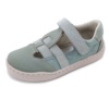 Zapatillas niño barefoot tipo congrejera de la marca Zapy modelo Abubilla color verde savia zapatillas abiertas Zapyflex calzado respetuoso fabricado en España con cierre de tira adherente y puntera reforzada muy comodas y flexibles - Ítem2