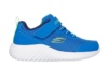 Zapatillas niño de la marca Skechers modelo Bounder Techrox color azul y lima y suela blanca muy ligeras deportivas Skechers para niños con cierre de tira adherente y elasticos con sistema easy on off lavables en lavadora Designed in Los Angeles - Ítem2