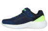 Zapatillas niño de la marca Skechers modelo Trekzic color azul navy y lima muy ligeras deportivas Skechers para niños con cierre de tira adherente y elasticos con sistema easy on off lavables en lavadora - Ítem2