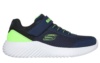 Zapatillas niño de la marca Skechers modelo Trekzic color azul navy y lima muy ligeras deportivas Skechers para niños con cierre de tira adherente y elasticos con sistema easy on off lavables en lavadora - Ítem1
