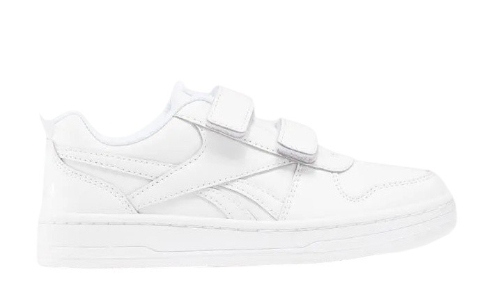 Zapatillas niño y niña de la marca Reebok Royal Prime 2.0 Two Strap color blanc0 sneakers unisex casual de Reebok con cierre de doble tira adherente deportivos escolares de Reebok muy trending para combinar con cualquier look