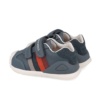 Zapatillas urban casual niño Biomecanics color azul petrol con tiras en rojo azul y gris de piel sauvage calzado respetuoso con el desarrollo natural del pie para gateo y primeros pasos cierre de doble tira adherente y tecnologia always dry - Ítem3