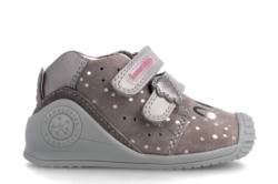 Zapatos Biomecanics gris marengo con estampado koala 211114a | Mysweetstep