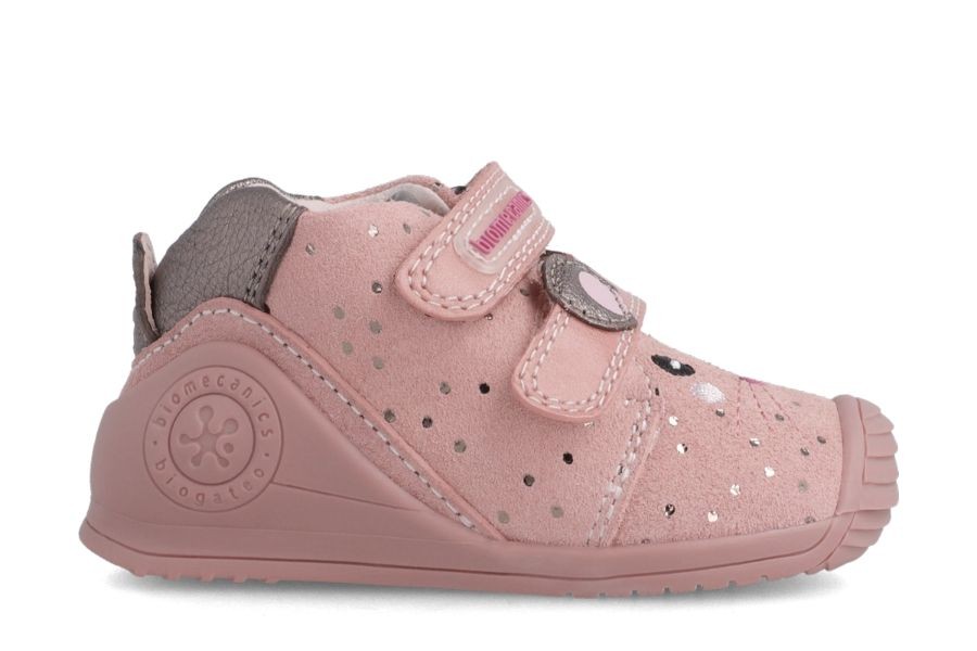 Zapatos Biomecanics rosa y kiss con estampado hamster 211115a | Mysweetstep