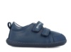 Zapatos escolares niño Garvalin de piel barefoot azul ocean zapato basico colegial con cierre de tira adherente calzado respetuoso soft&fun de Garvalin con puntera reforzada muy comodos y flexibles - Ítem1