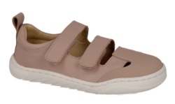 Zapatos niña Andanines Mousse rosa nude sandalias de piel de calzado respetuoso de la marca Andanines fabricados en España con cierre de velcro muy comodos y flexibles - Ítem