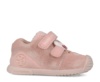 Zapatos niña Biomecanics color rosa petalo de piel serraje laminado con conejita y lazo respetuosos con el crecimiento natural del pie para gateo y primeros pasos con cierre de doble tira adherente - Ítem3