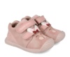 Zapatos niña Biomecanics color rosa petalo de piel serraje laminado con conejita y lazo respetuosos con el crecimiento natural del pie para gateo y primeros pasos con cierre de doble tira adherente - Ítem1