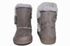 Zapy botas tipo australianas color gris con pelo cierre de cremallera | Mysweetstep - Item1