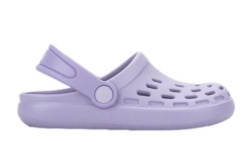 Zuecos niña de la marca Igor modelo Sport color malva sandalias cangrejeras Igor muy comodas y muy ligeras para playa y piscina made in Spain