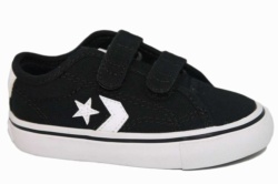 converse negras con blanco
