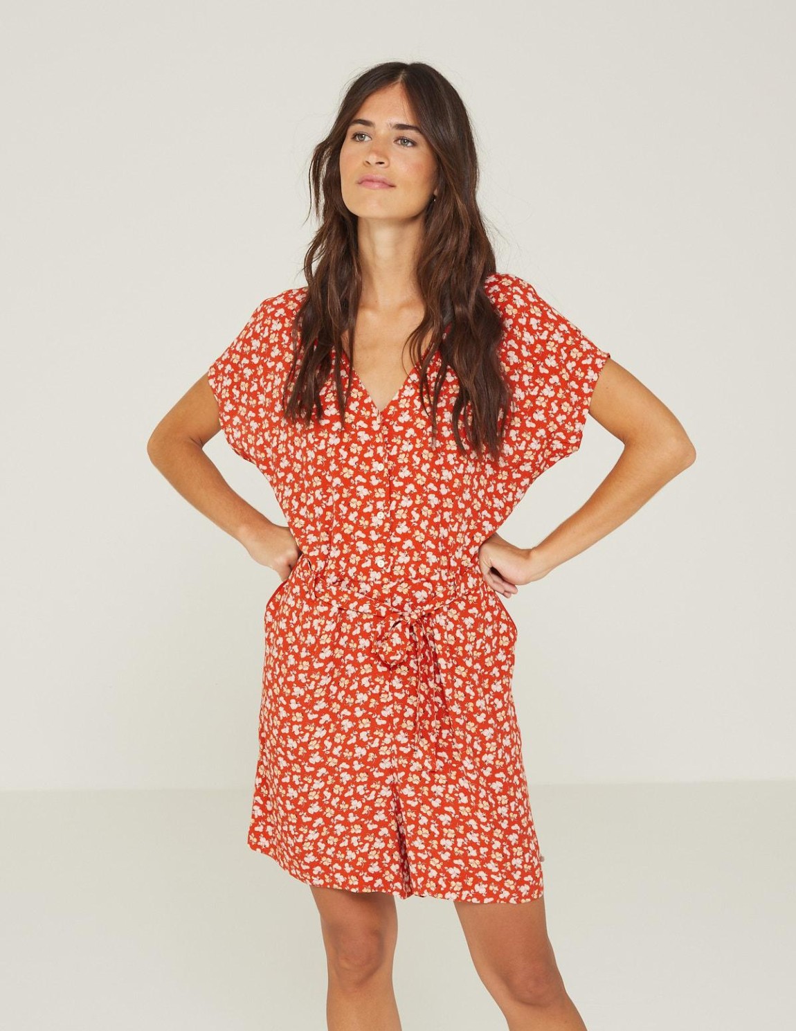 one piece flowy jumpsuit