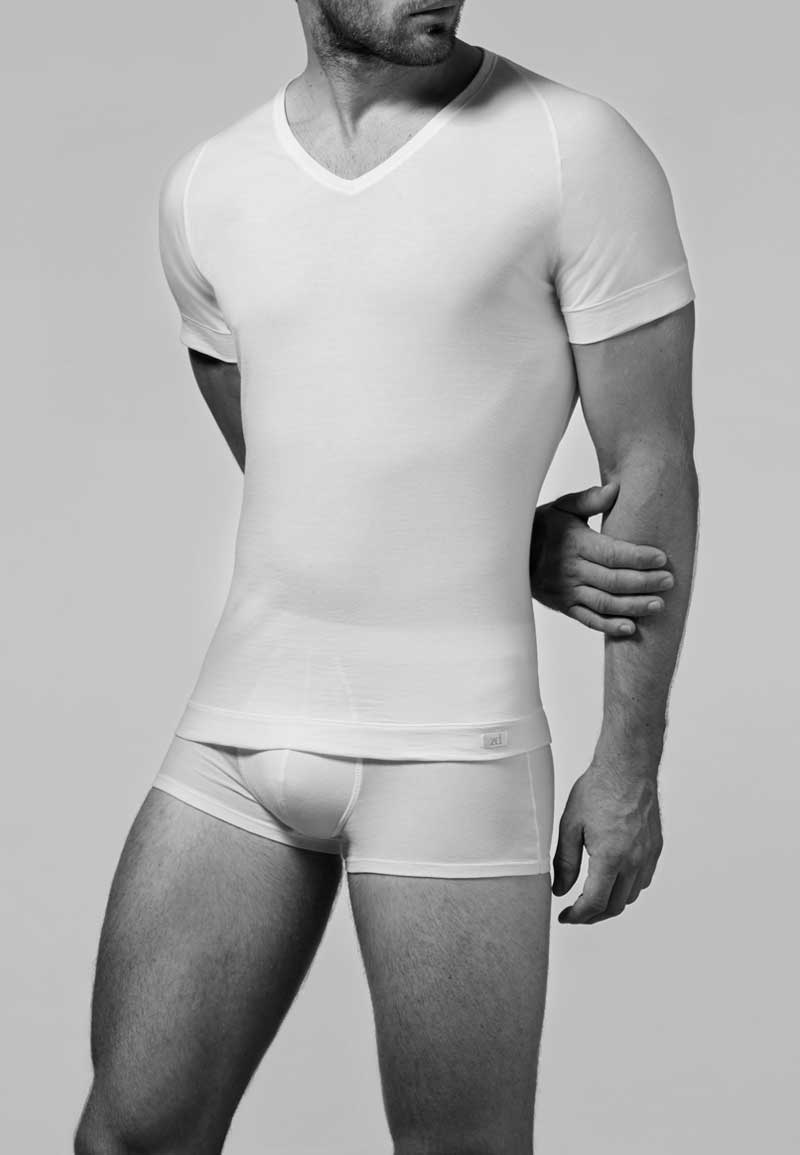 Camiseta Interior de Tirantes Hombre - Zero Defects- Algodón Egipcio- Talla  S/M - Color Blanco: : Moda