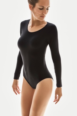 Body manga larga de mujer confeccionado con hilo de soja de la marca española Zd Zero Defects