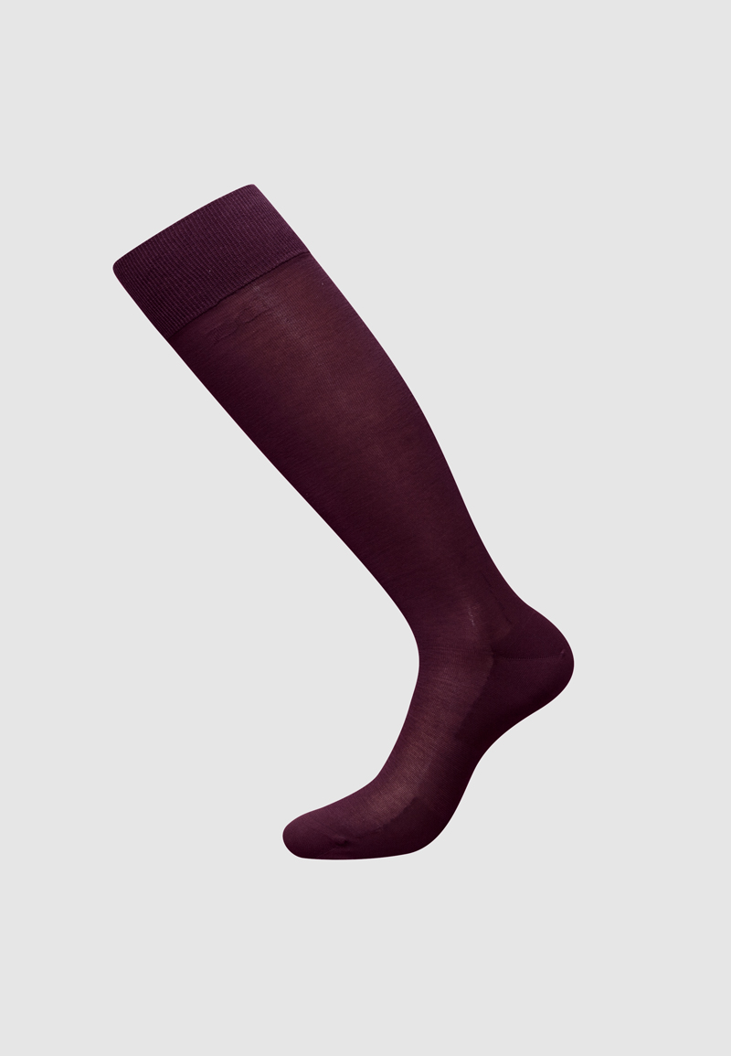 Mercerized Cotton knee Socks - Item4