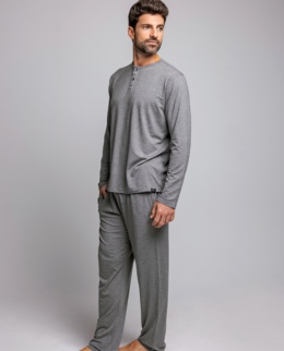 Pijama de Modal gris