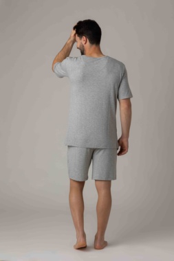 Pijama de Modal Trendy Gris Vigoré - Ítem1
