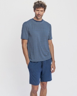 Summer modal pyjamas Kouros blue - Item1