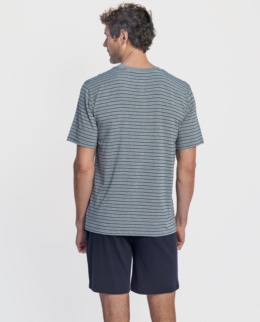 Summer modal pyjamas Kouros grey - Item1