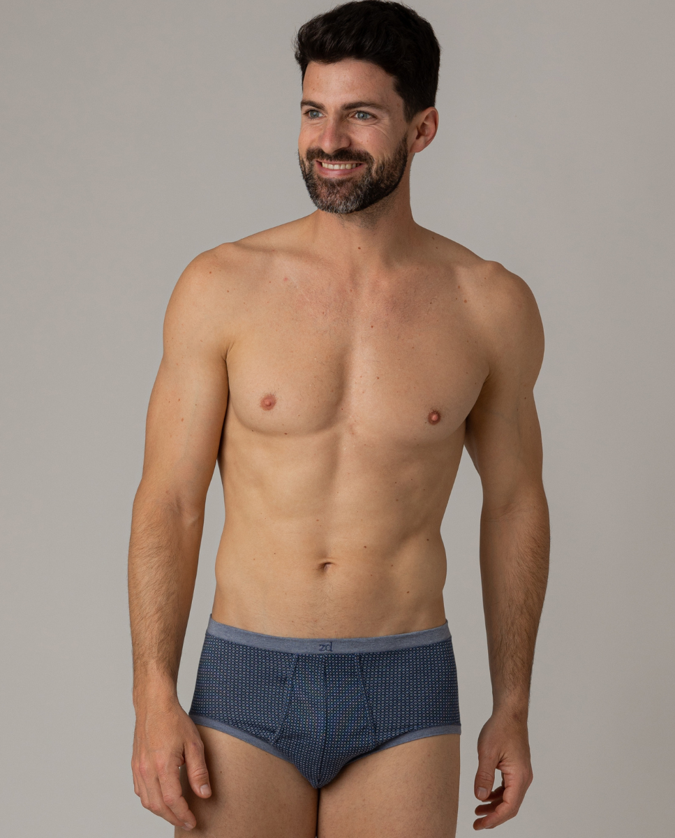 Japanese Fly front brief egyptian cotton