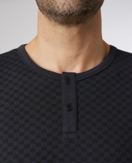 Pijama de modal Damier grafito - Ítem1