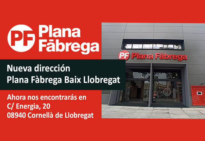 Nueva dirección Plana Fabrega en Baix Llobregat