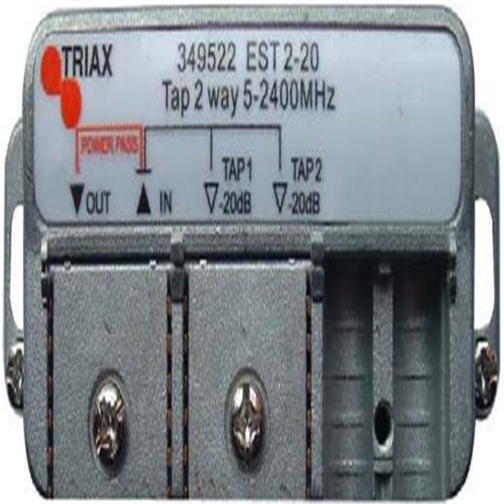 Derivador 2 salidas 10 dB de atenuación EST 2-10
