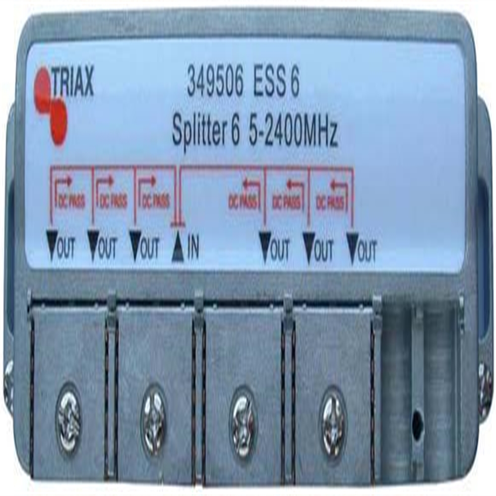 Derivador 6 sortides 20 dB d’atenuació EST 6-20