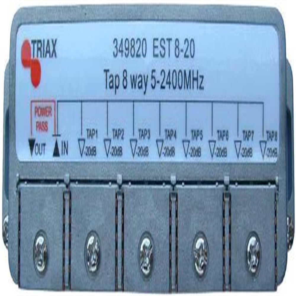 Derivador 8 sortides 20 dB d’atenuació EST 8-20