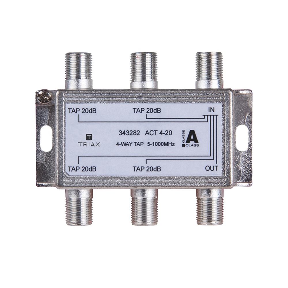 Derivateur 4 sorties attenuation 20dB 1GHz ACT 4-20