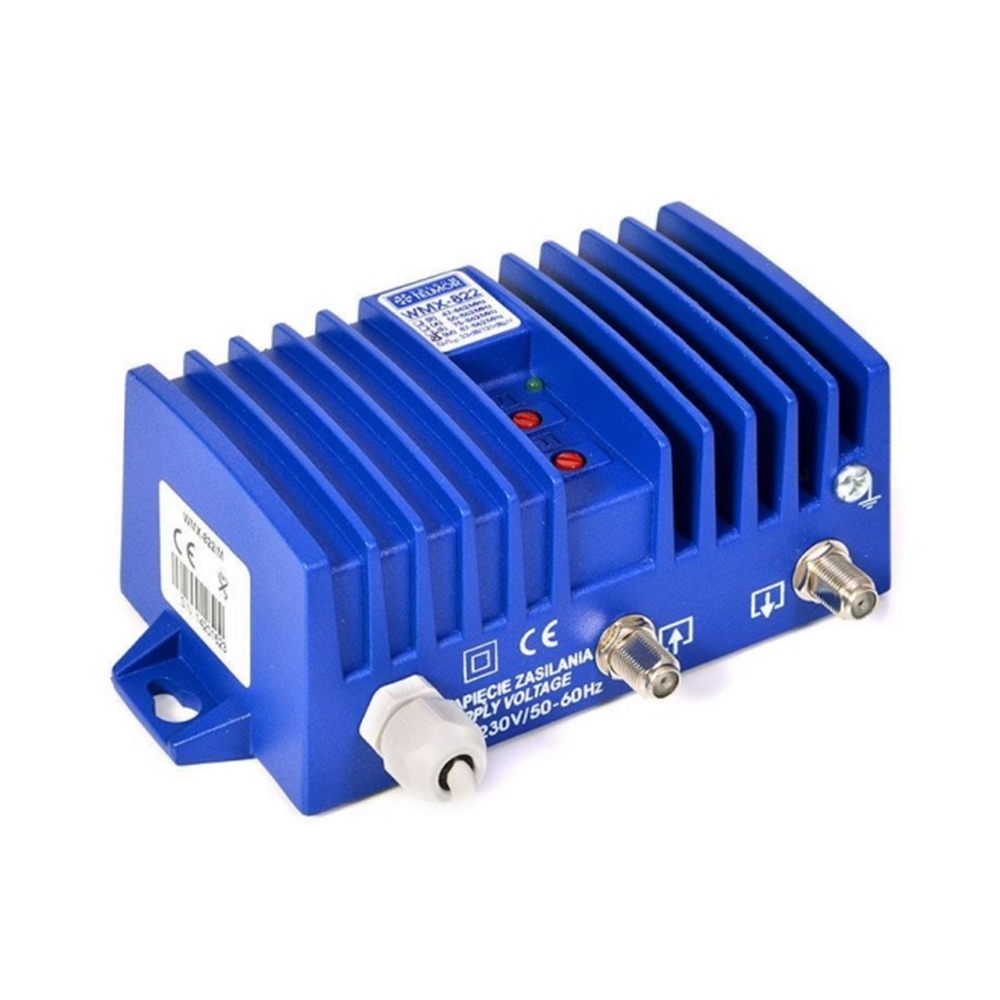 AMPLIFICATEUR DE DISTRIBUTION 1GHz 1 ENTRÉE/ 1 SORTIE. G=34DB. WMX 822 1G