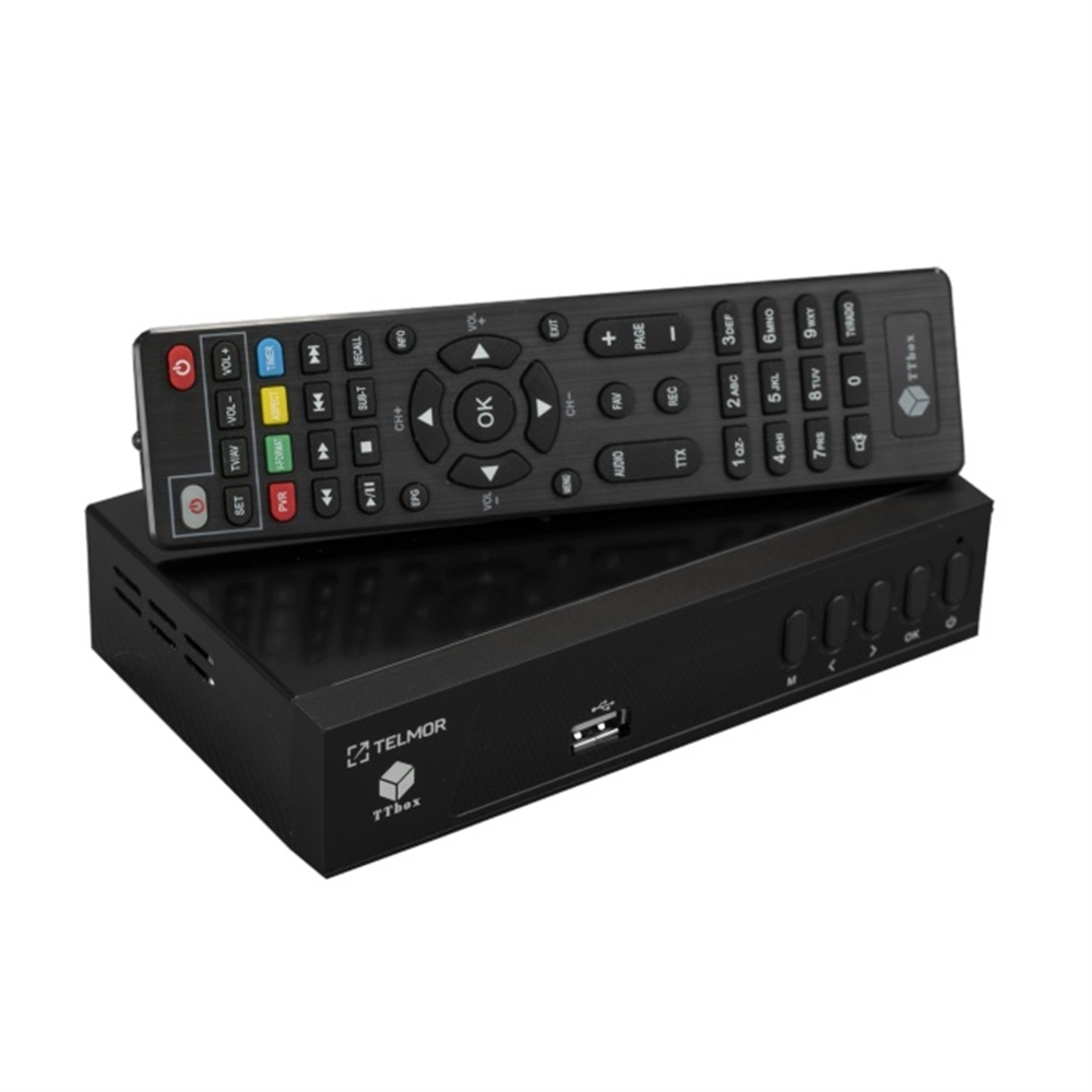 Récepteur de télévision terrestre DVB-T2 TT-Box