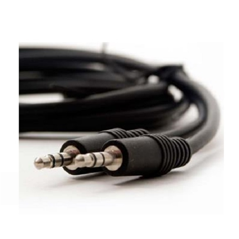 Cable audio minijack 3,5mm M-M. 10m