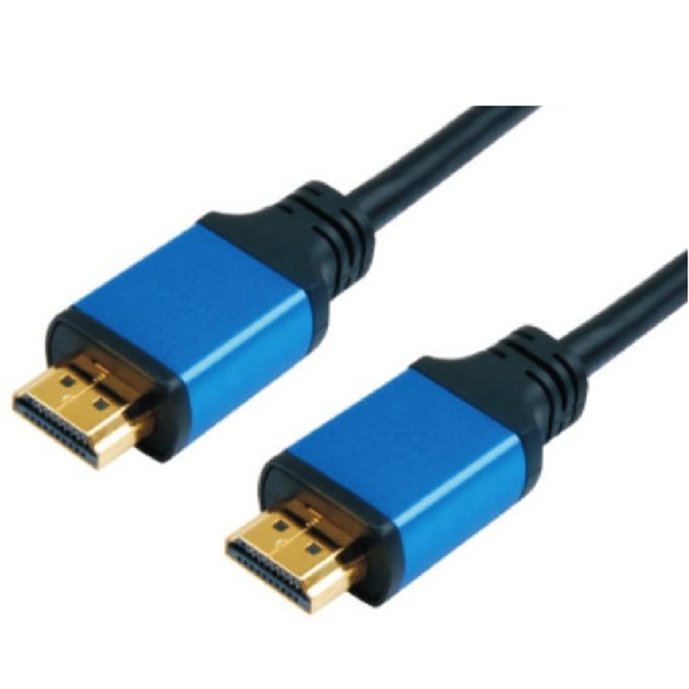 Câble HDMI 15m 24 AWG v2.0 avec ferrites (pour vidéo 4K)