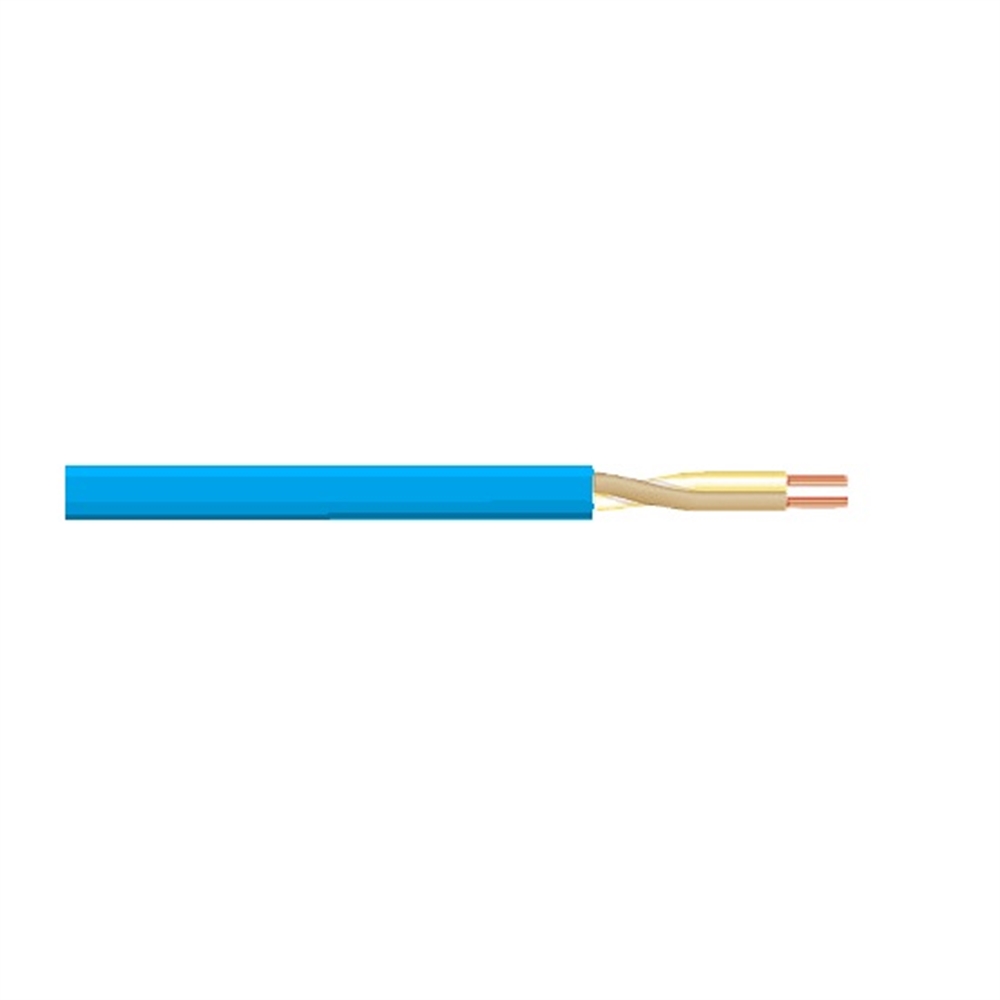 CABLE VIDEOPORTER 2 FILS (2x1mm2 TRENAT) PF 2HD-1 FRLSZH Blau (ROTLLE 100m)