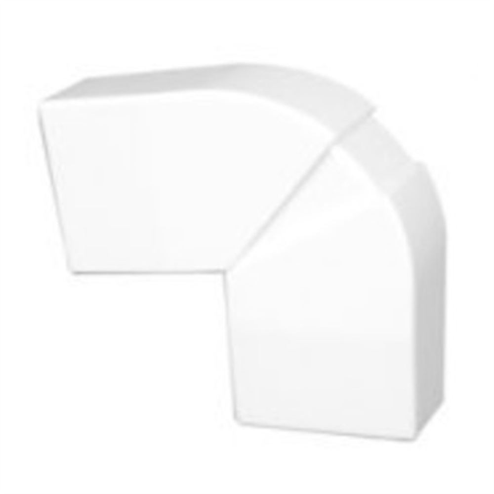 Angle plat goulottes 32X16 blanc