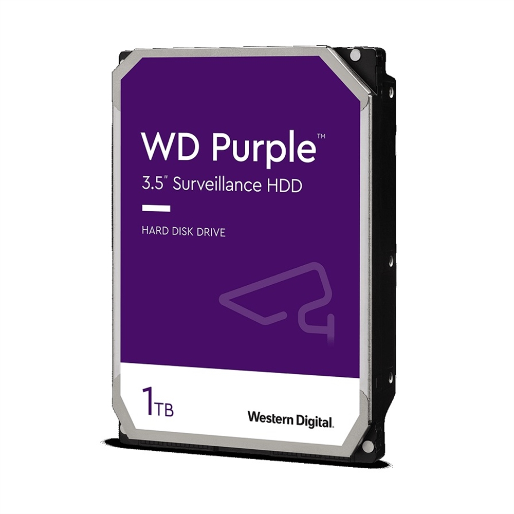 Disque dur SATA 1 To, WD Purple. Enregistrement spécial de vidéosurveillance