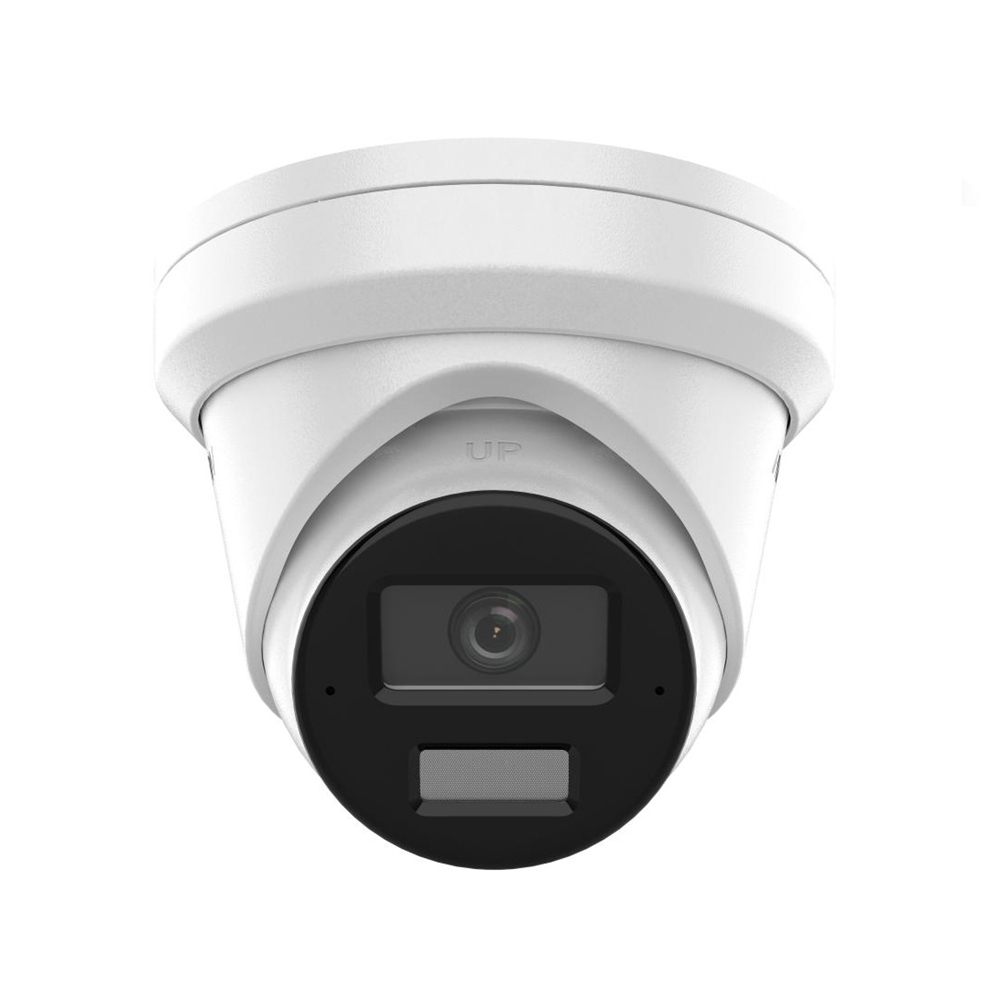 CÀMERA IP DOMO TURRET 4M OPTICA FIXA 2,8mm IR30m SMART HYBRID LIGHT MICRO DUAL PoE IP67