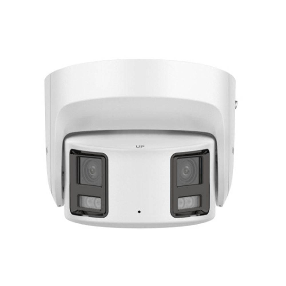 CÀMERA IP DOMO TURRET 8Mp PANORAMICA COLORVU OPTICA DUAL 4mm LLUM 30m. MIC ALTAVEU ALARMA. IP67 PoE