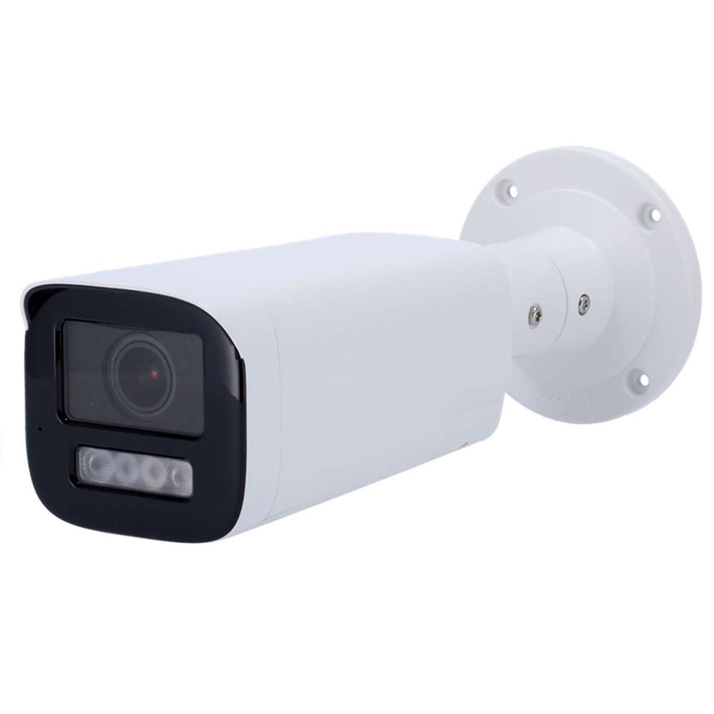 CAMERA IP BULLET 4MP OPTICA FIXA 4MM SMART HYBRID LIGHT 50M MIC POE COLORVU ACUSEARCH WDR 120DB IP67
