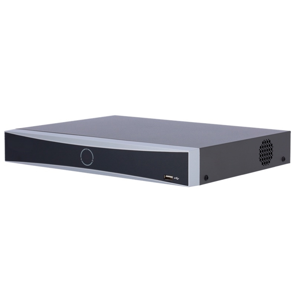 VIDEOGRAVADOR IP NVR 4 CANALS 4K 80MBPS 1xHDD HDMI VGA SWITCH POE 4P 50W ACUSENSE FACIAL