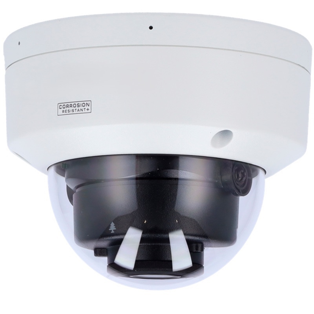 CAMERA IP DOMO 8MP OPTICA FIXA 4MM SMART HYBRID LIGHT 30M MIC ALTAVEU POE ALARMA COLORVU ACUSENSE WDR 130DB IP67 IK10
