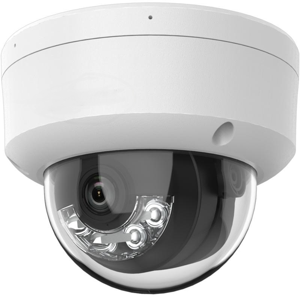 CAMARA IP DOMO 4MP OPTICA FIXA 4MM SMART HYBRID LIGHT 30M MIC POE WDR 120DB IP67 IK08
