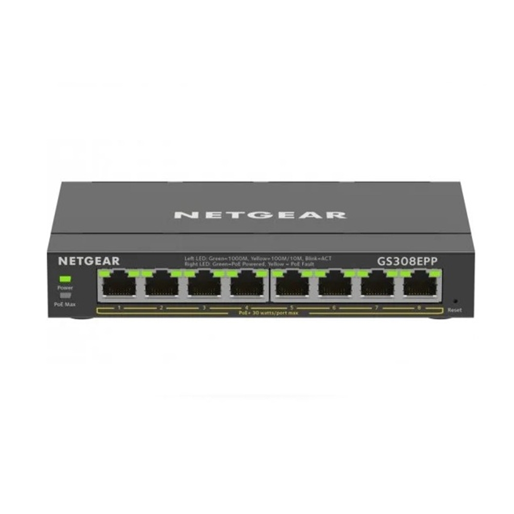 SWITCH 8 PORTS Gigabit POE 62W